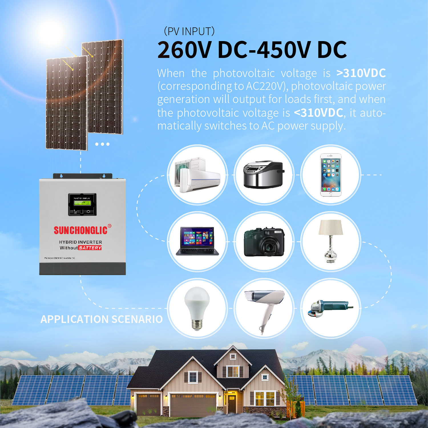 Hybrid Solar Inverter - Solar Inverter Without Battery